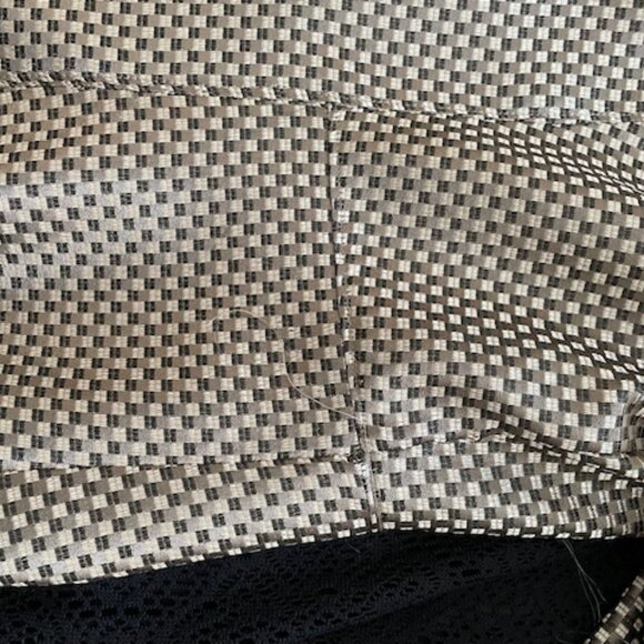 Jones of New York Collection VTG Jacket - metallic taupe/black/cream - size 10 - Picture 4 of 8